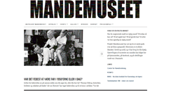 Desktop Screenshot of mandemuseet.dk